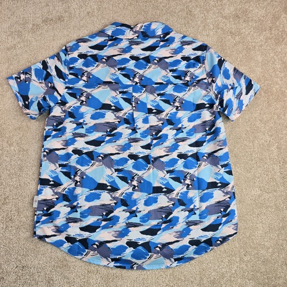 Stio Marion Brush Stroke Camp Shirt Button Up Womens Size Large NWT - Picture 2 of 7